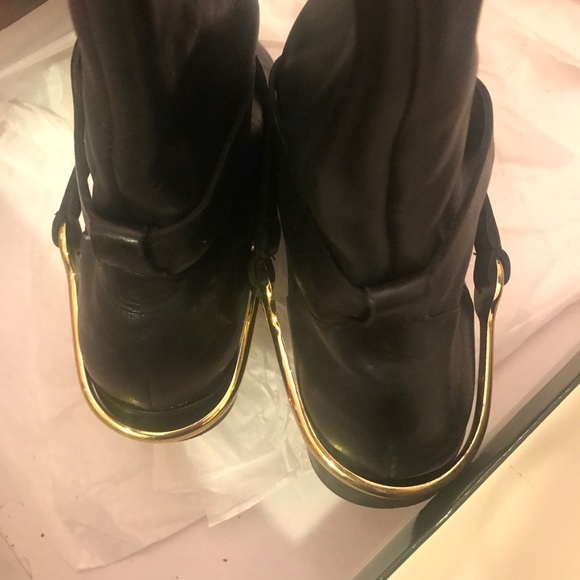 Ralph Lauren Leather Riding Boots BLACK size 8 - Picture 9 of 14